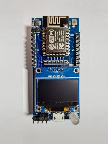 ESP12.OLED_V1 – universal ESP8266 controller board with 0.96″ I2C OLED and RGB LED