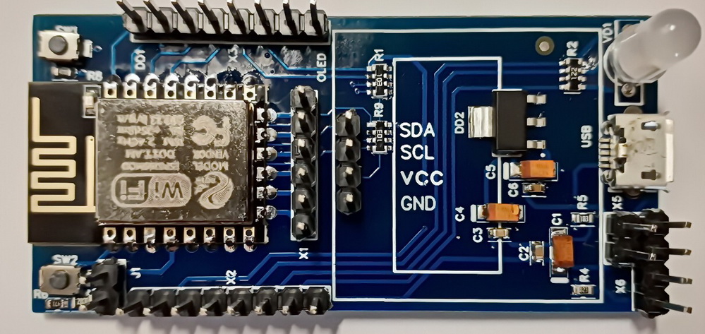 Контролер на основі ESP8266-12F без дисплея