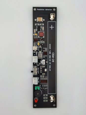 Detector of radioactive particles GGreg20_V3