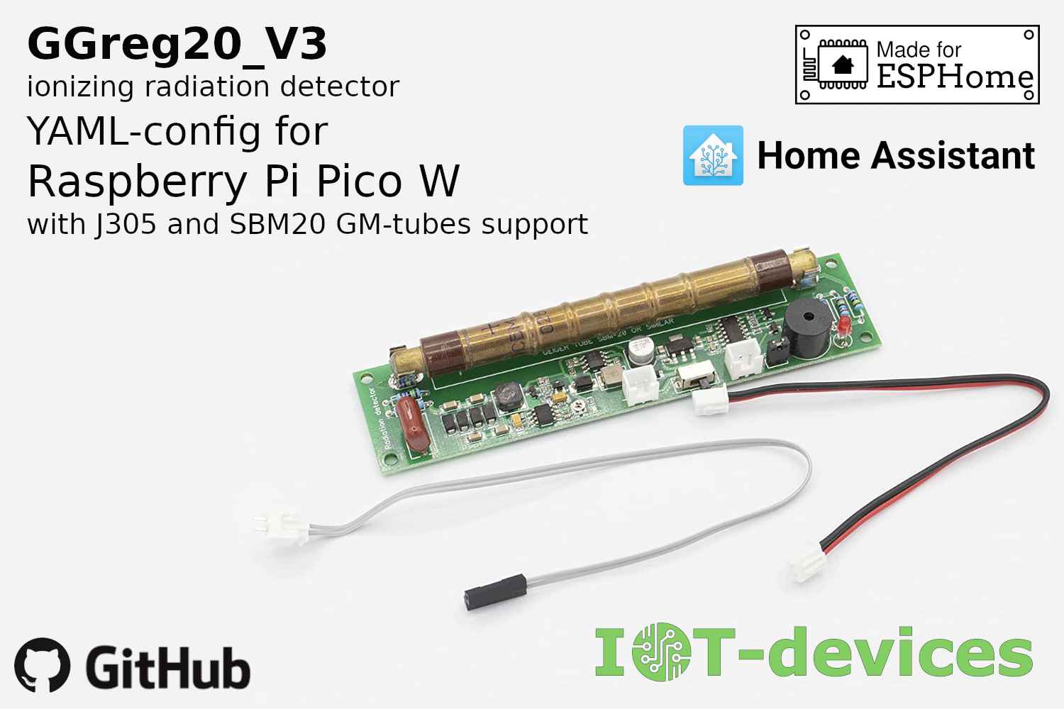 Read more about the article GGreg20_V3 with Raspberry Pi Pico W under Home Assistant with ESPHome firmware config example