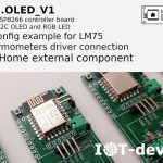 Термометр LM75: підключення  до ESP12.OLED_V1 у ESPHome