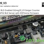 Building a BLE-Enabled GGreg20_V3 Geiger Counter – Part 1: ESP32 BLE Server with ESPHome Firmware