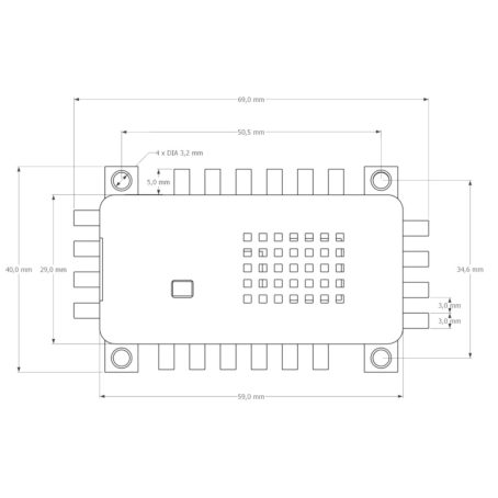 Plastic case ICL_RPIPW_ST_V1 for Raspberry Pi Pico W controllers with straight pin headers - Image 9