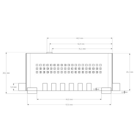 Plastic case ICL_RPIPW_ST_V1 for Raspberry Pi Pico W controllers with straight pin headers - Image 11