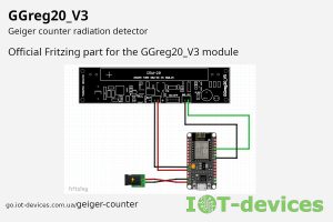 Read more about the article Official Fritzing part for the GGreg20_V3 Geiger counter module